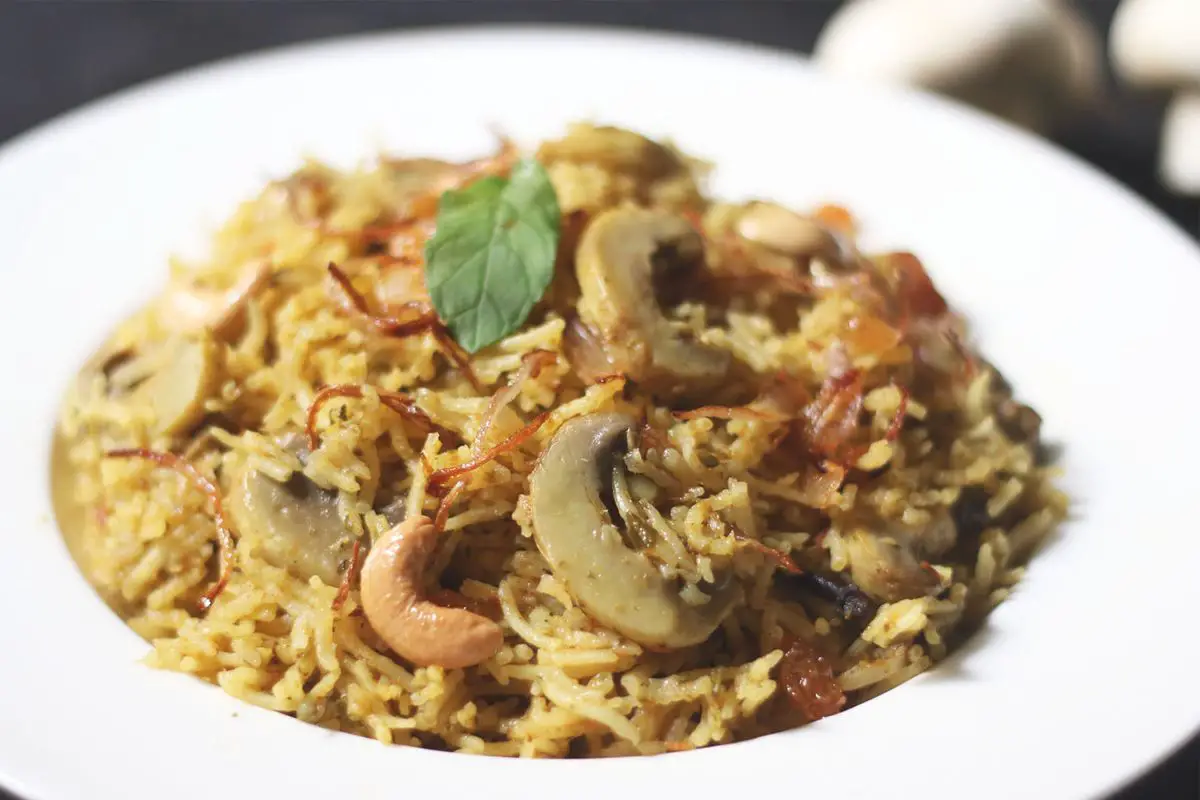 Mushroom Biryani