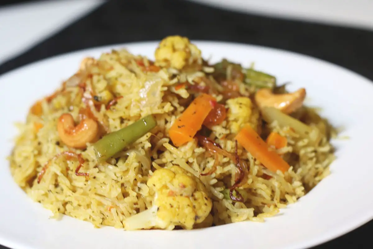 South Indian Vegetable Biryani