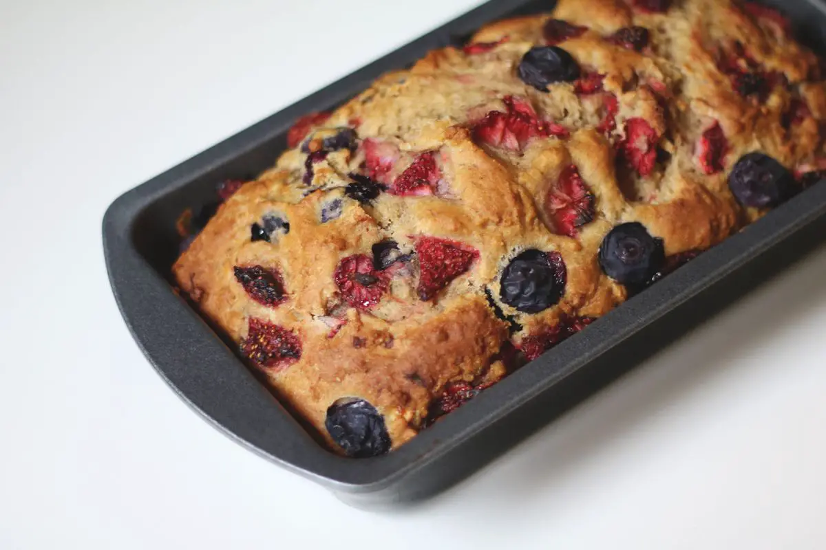 Whole Wheat Mixed Berry Bread