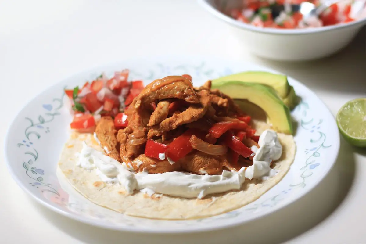 Chicken Fajitas Wraps