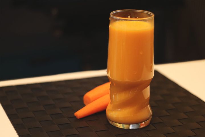 Carrot And Coconut Juice (Brain food)