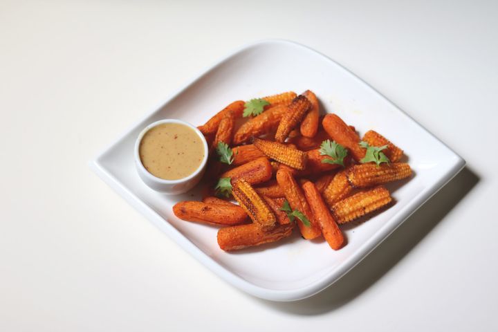 Baby Corn and Carrot Fries