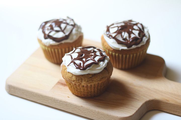 Cheesecake Pumpkin Cupcakes