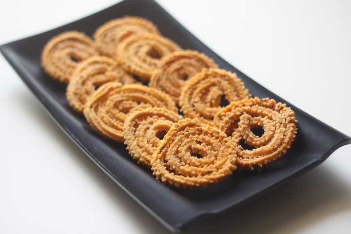 Baked Murukku /Chakli