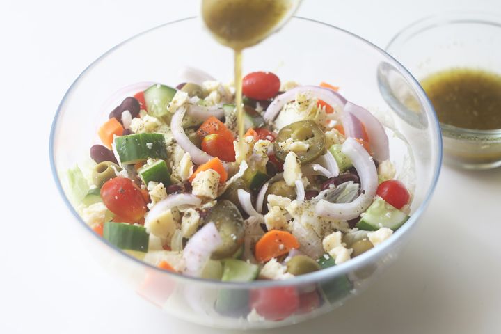Greek Salad and Dressing Recipe