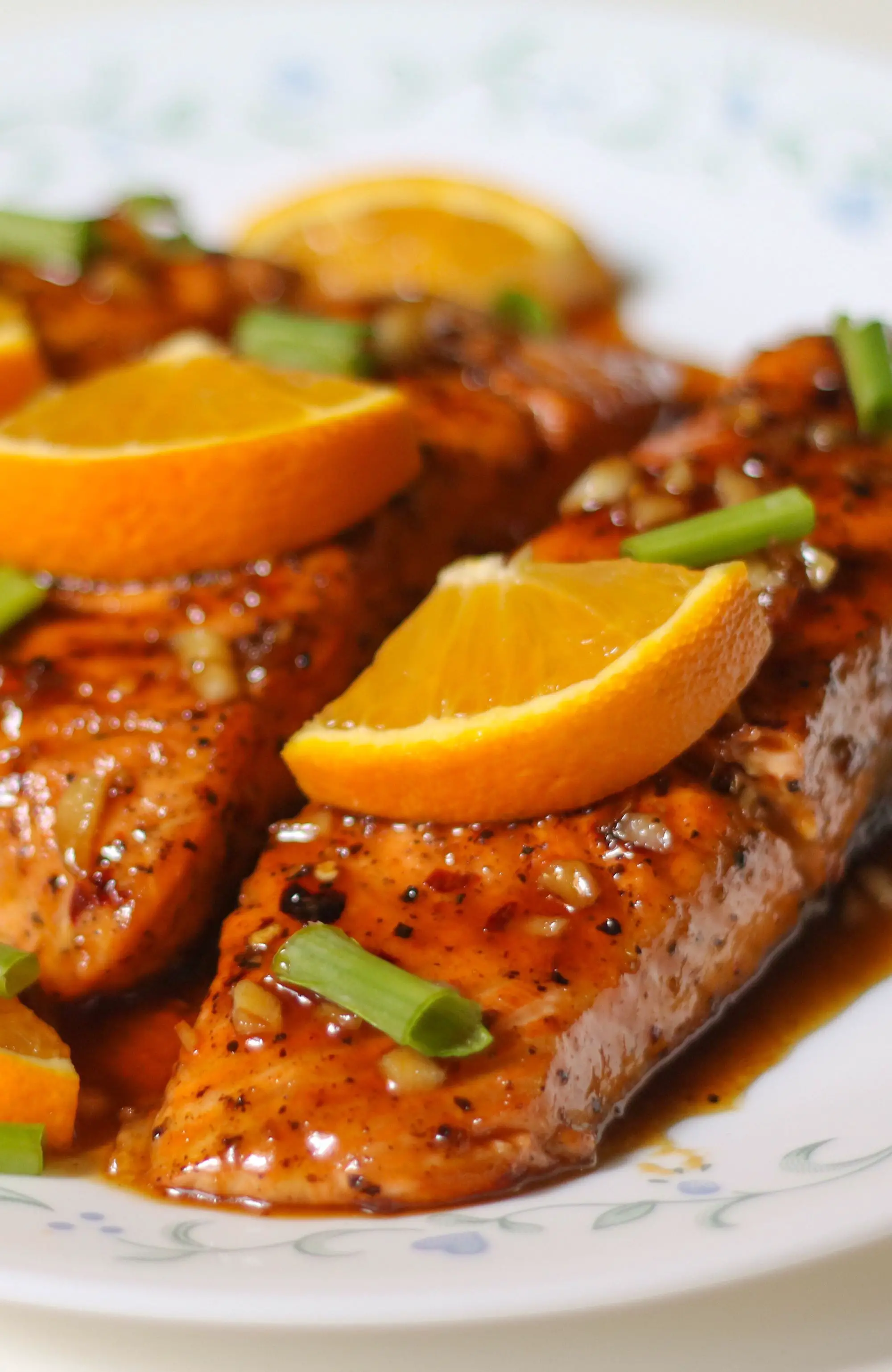Orange Honey Glazed Salmon pinterest picture