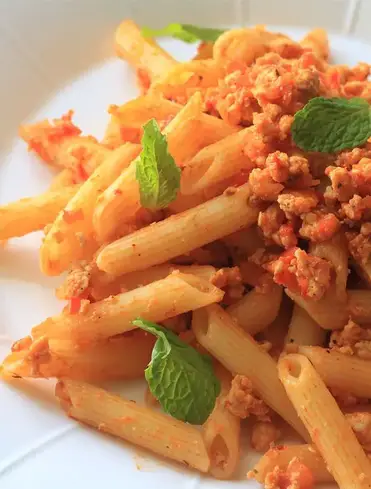 Chicken mince pasta