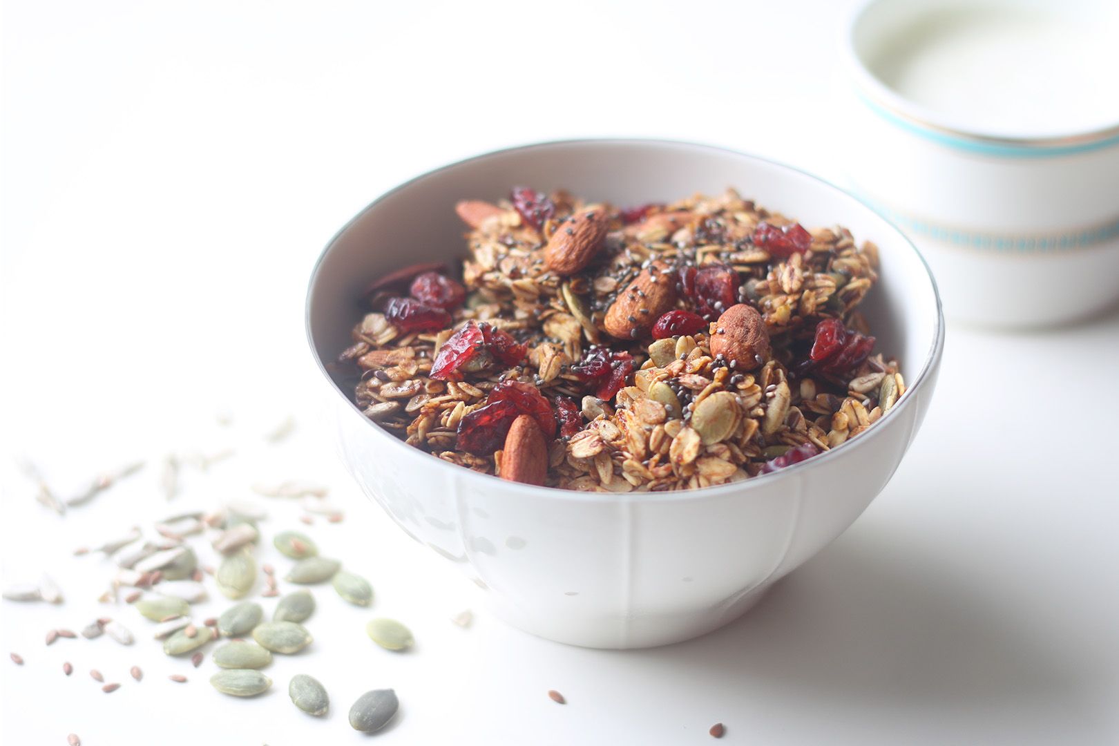 Homemade Granola Recipe - Healthy Breakfast - The Indian Claypot